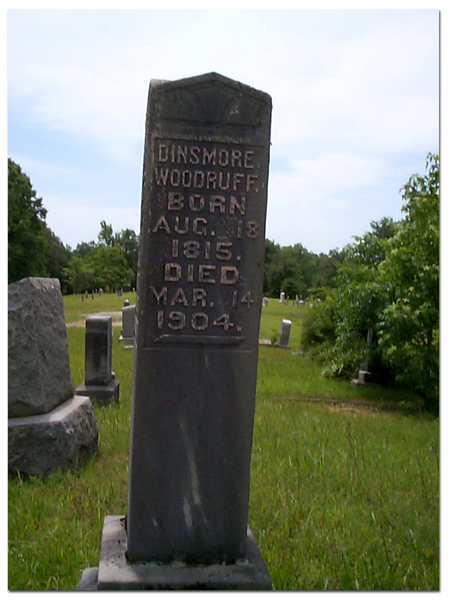 Dinsmore_Woodruff_tombstone