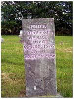 Polly_Hall_Hall_Cemetery