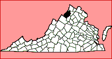 Map of VA