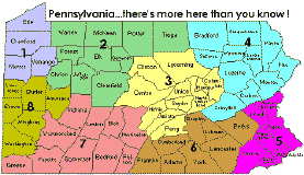 Pennsylvania County Map